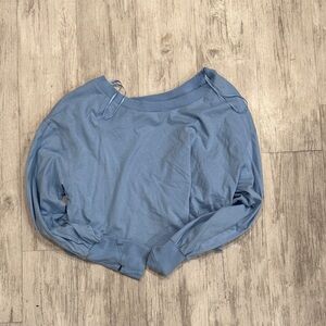 JoyLab Women's Light Blue Crop Top